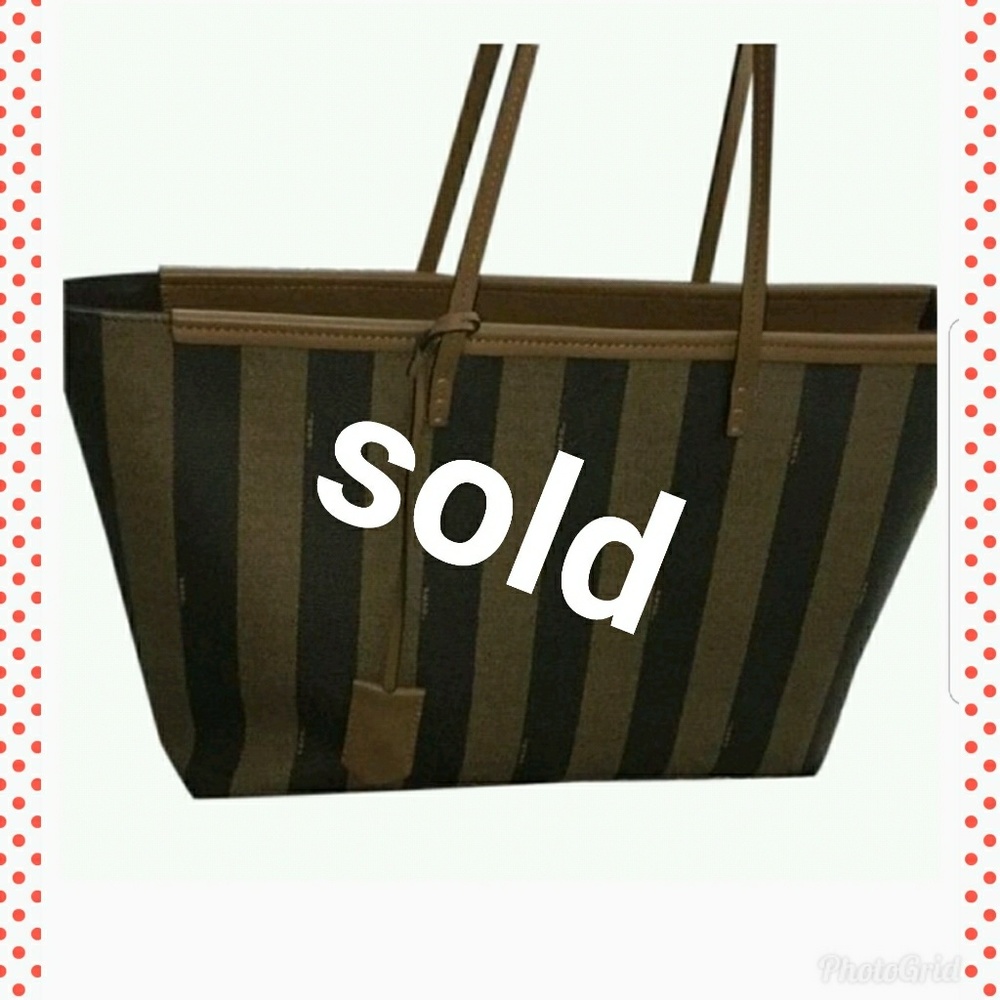Fendi Pequin Tote
